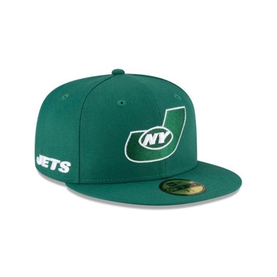 New York Jets Gorra | New Era NFL Logo Mix 59fifty Fitted Cap Mexico - Verdes